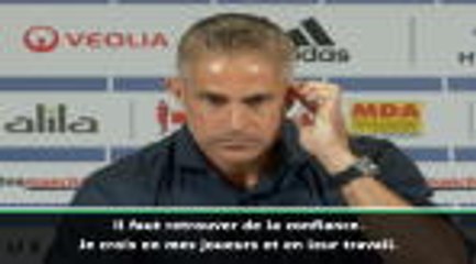 5e j. - Sylvinho : "Je crois en mes joueurs"