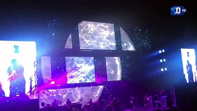 Alejandro Sanz en concierto en el American Airlines Arena en Miami