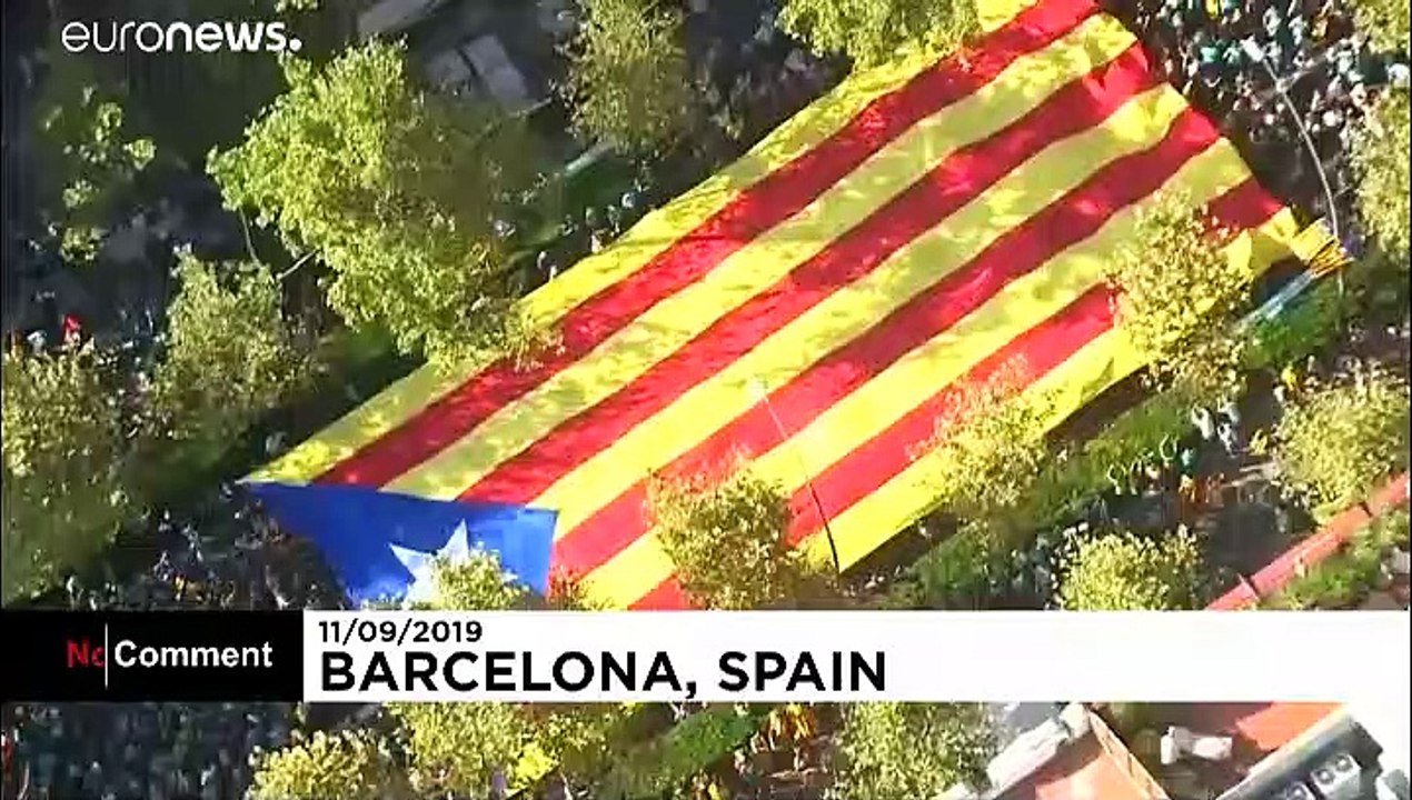 Catalogne: manifestation annuelle des indépendantistes