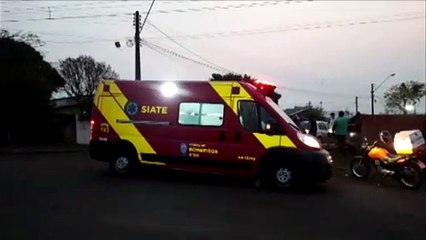 Motociclista fica ferido em acidente na Região Norte