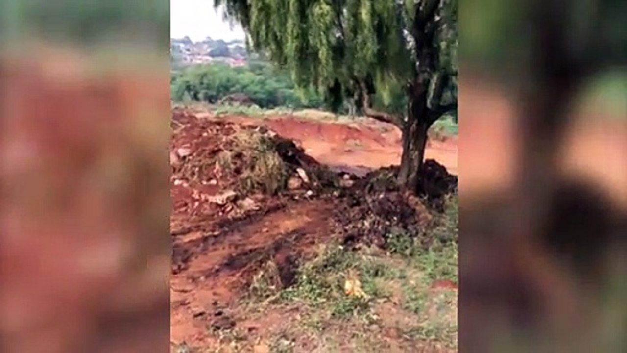 EcoPark Oeste: morador reclama de poeira e forte mau cheiro em local de despejo de entulhos