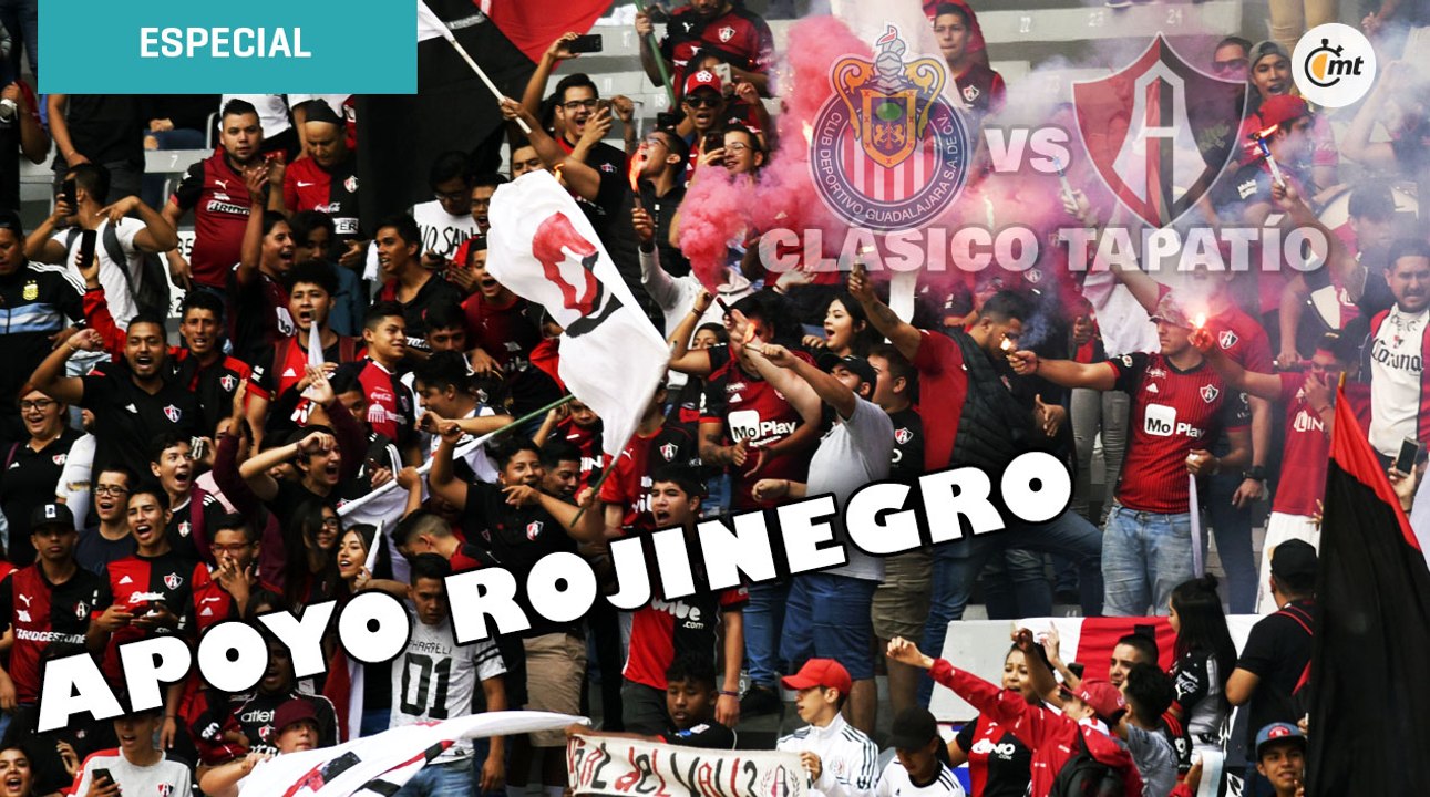 Previo al Clásico Tapatío, Atlas recibió apoyo de su afición en el Estadio Jalisco