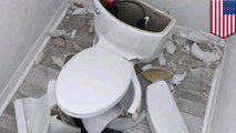 雷が浄化槽に直撃しトイレが大爆発 米 - トモニュース