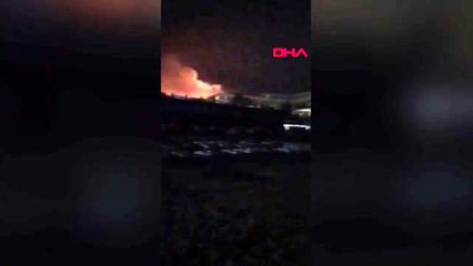 Kktc'de askeri bölgede ard arda patlamalar meydana geldi