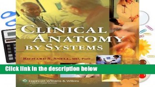 [READ] Clinical Anatomy by Systems