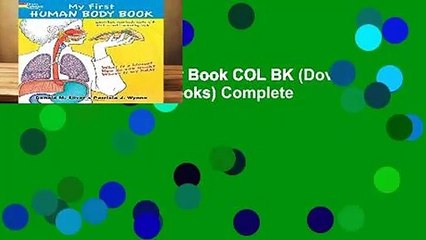 My First Human Body Book COL BK (Dover Children s Science Books) Complete