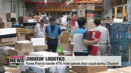Korea Post deploys 3,000 extra workers for Chuseok