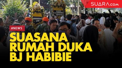 LIVE REPORT: Suasana Rumah Duka BJ Habibie Jelang Pemakaman