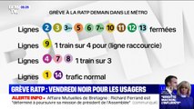 Métros fermés, RER interrompus: ce qui attend les Franciliens lors de la grève RATP ce vendredi