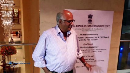 Prasoon Joshi Host Interaction Between CBFC ,Film Fraternity