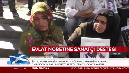 Hülya Koçyiğit ve Orhan Gencebay'dan Diyarbakır annelerine destek