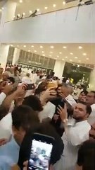 FM Shah Mehmood Qureshi given rousing welcome