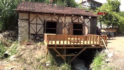 Antalya 4 asırlık tarihi değirmen yeniden hayat buldu