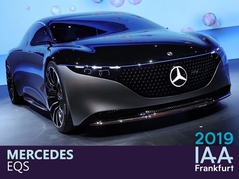 Mercedes EQS en direct du salon de Francfort 2019