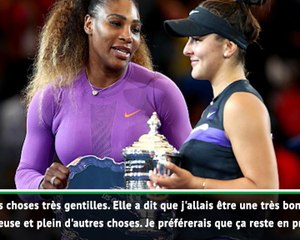 US Open - Andreescu très reconnaissante envers Williams