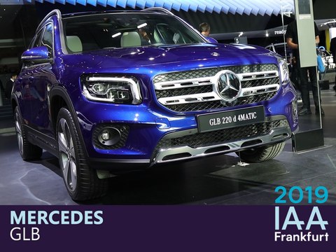 Mercedes GLB en direct du salon de Francfort 2019