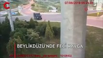 Kamyonet sürücüsüne defalarca zıplayıp zıplayıp bıçak sapladı