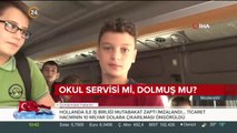 İstanbul'da dolmuş gibi okul servisi