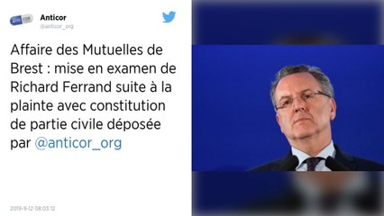 Mutuelles de Bretagne : Richard Ferrand mis en examen pour prise illégale d’intérêts, il entend rester à son poste