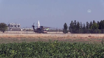 Fırat'ın doğusunda dördüncü ortak helikopter uçuşu - ŞANLIURFA