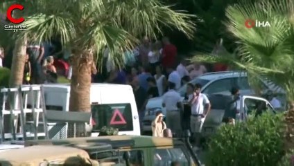 Girne’den patlama sonrası görüntüler