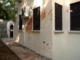 Girne patlama sonrası görüntülendi