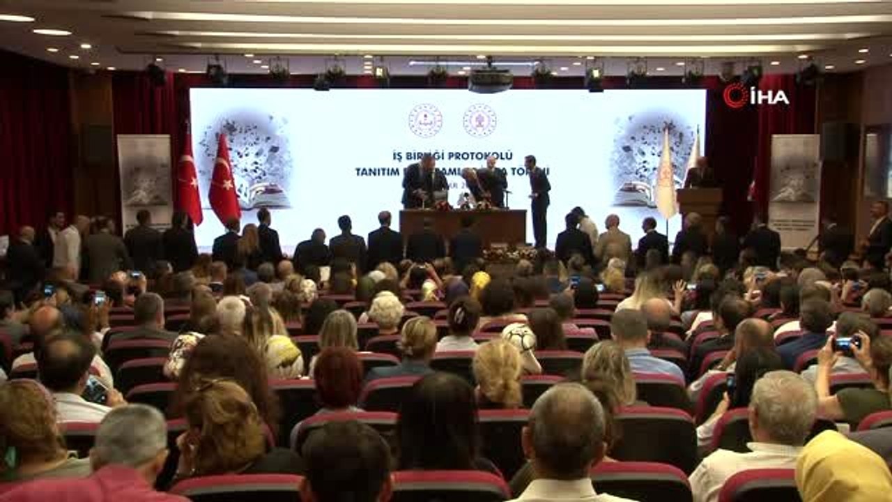 Milli Eğitim Bakanlığı ile Kültür ve Turizm Bakanlığı protokol imzaladı