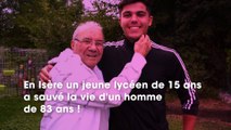 Isère  à 83 ans, il retrouve le lycéen de 15 ans qui lui a sauvé la vie