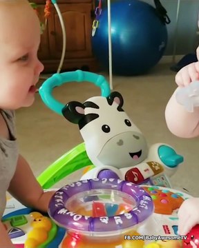 Twins Baby Awesome - Cutest Twins Baby Playing Together