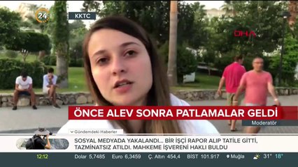 KKTC'de Girne'de askeri bölgedeki cephanelikte patlama