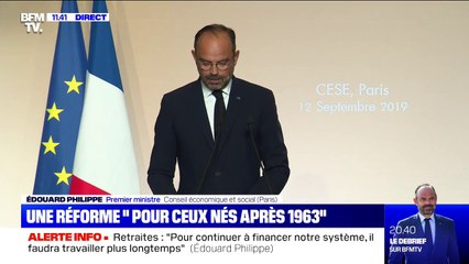 Retraites: Édouard Philippe estime que le projet de loi sera voté "d'ici l'été prochain"
