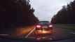20190912 SWNS Watch terrifying dash cam footage of car driving on WRONG side of down dual carriage - narrowly avoiding head-on collision