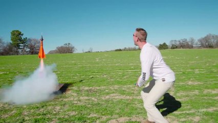 Model Rocket Battle | Dude Perfect