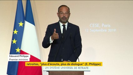 Réforme des retraites : "Le nouveau système ne s'appliquerait entièrement qu'à partir de 2040", a affirmé le Premier ministre Edouard Philippe