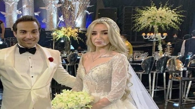 سعادة أحمد فهمي وشقيقه من حفل زفافه على هنا الزاهد