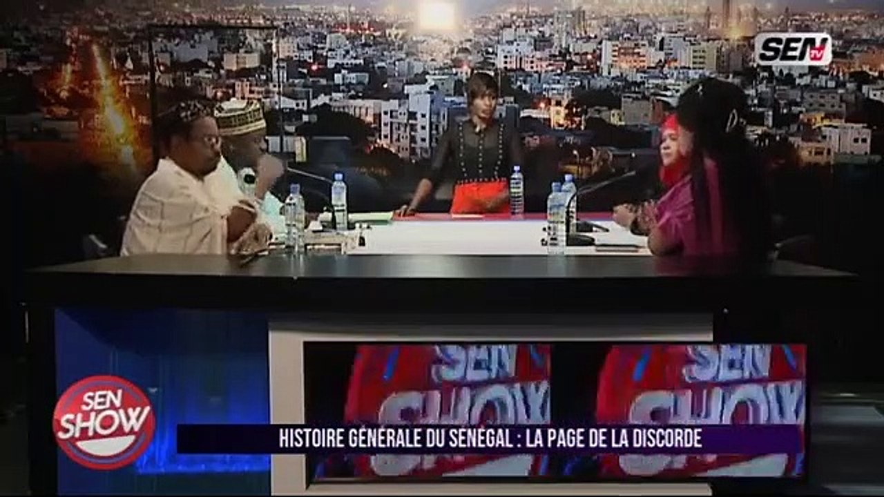 Ahmed Khalifa Niass quitte le plateau SenTv en pleine emission apres brouille av