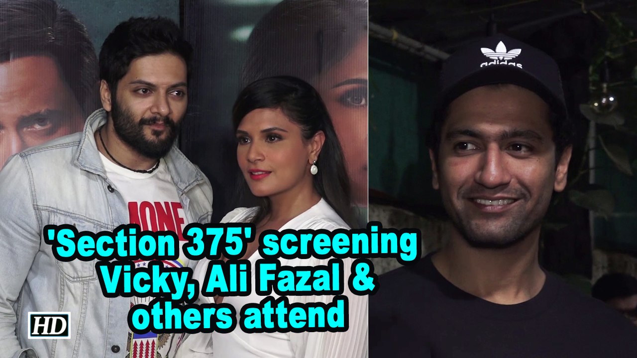 'Section 375' screening | Vicky Kaushal, Ali Fazal and others attend