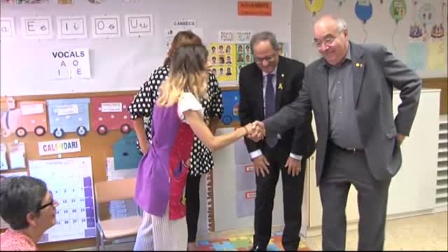 Quim Torra inagura el curso escolar en Cataluña