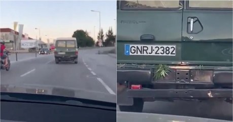 Vídeo da GNR a transportar cannabis gera comentários hilariantes