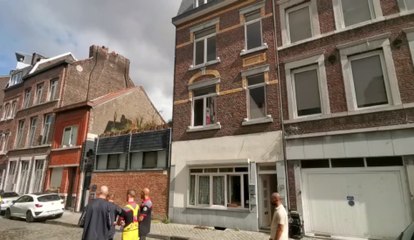 Incendie rue Marengo à Liège