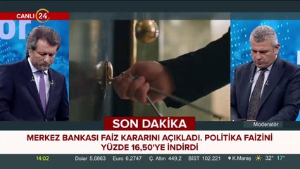 Merkez Bankası'nın faiz kararı