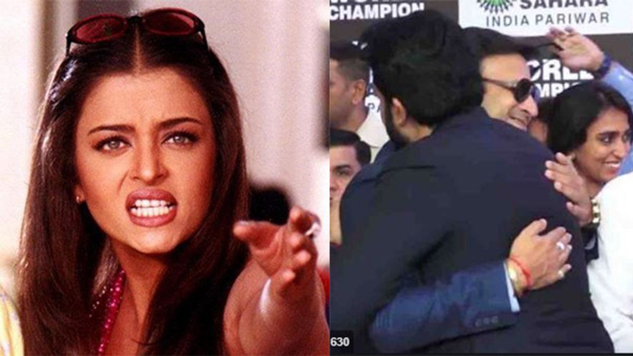 Aishwarya Rai Bachchan gets angry with Abhishek Bachchan for his public hug to Vivek Oberoi