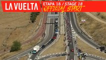 Départ officiel / Official start - Étape 18 / Stage 18 | La Vuelta 19