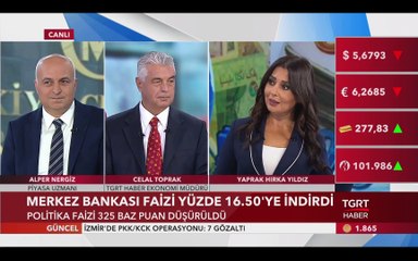 Merkez Bankası Politika Faizini 325 Baz Puan Düşürdü