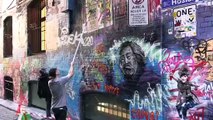 Duvar resimleri, turistlerin uğrak noktası oldu - MELBOURNE
