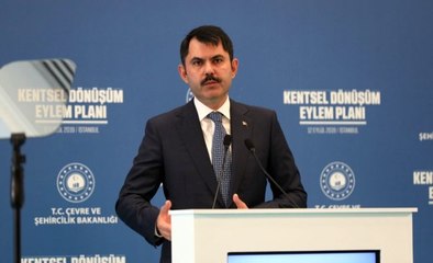 Bakan Kurum: "1,5 milyon konutun dönüşümü 5 yıl içerisinde sağlanacak"