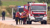 Los bomberos rescatan los cuerpos de un matrimonio fallecido por las lluvias en Caudete