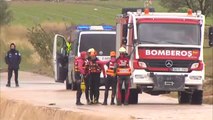 Los bomberos rescatan los cuerpos de un matrimonio fallecido por las lluvias en Caudete