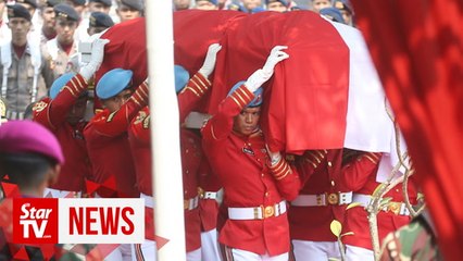 Indonesia mourns former president Habibie in funeral ceremony