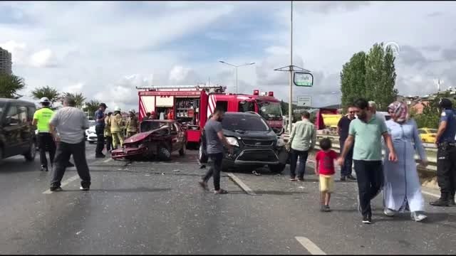 Çekmeköy'de trafik kazası: 1 yaralı